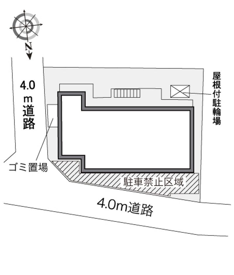 レオパレス宿河原 配置図