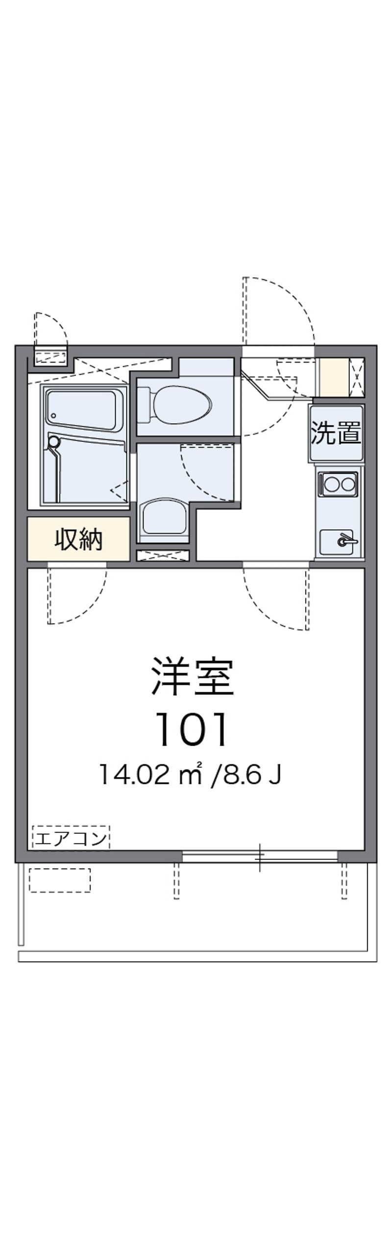 レオネクストパタータ 間取図