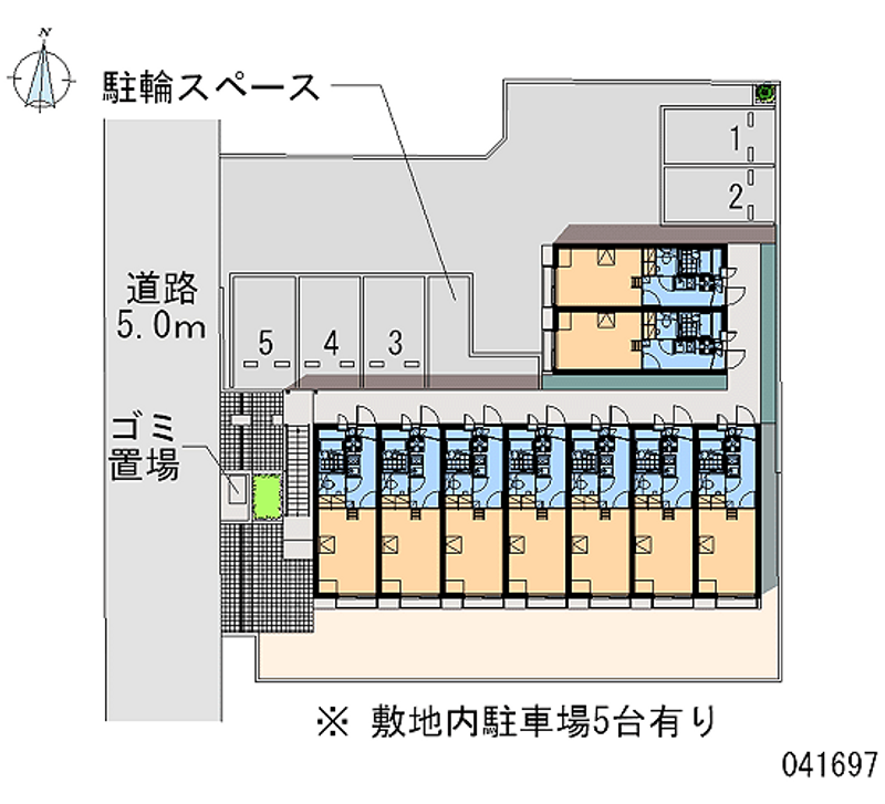 レオパレスカトレア 月極駐車場