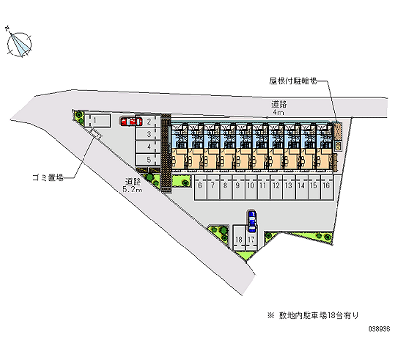 38936 Monthly parking lot