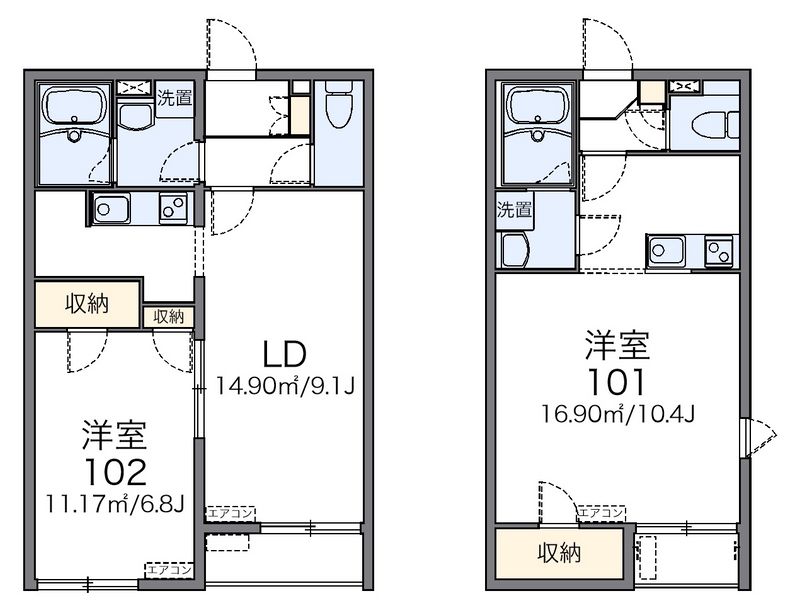 レオネクスト愉 間取図
