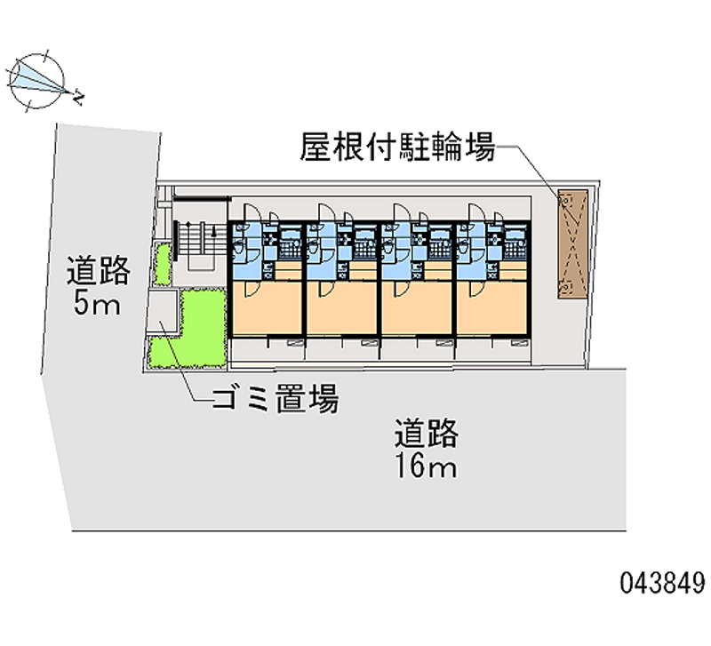 レオパレスアルビレオ 区画図