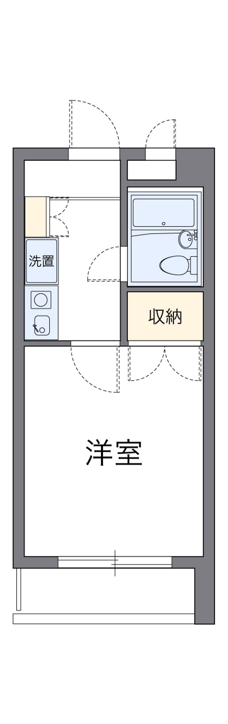 レオパレスＲＸコスモＭ 間取図