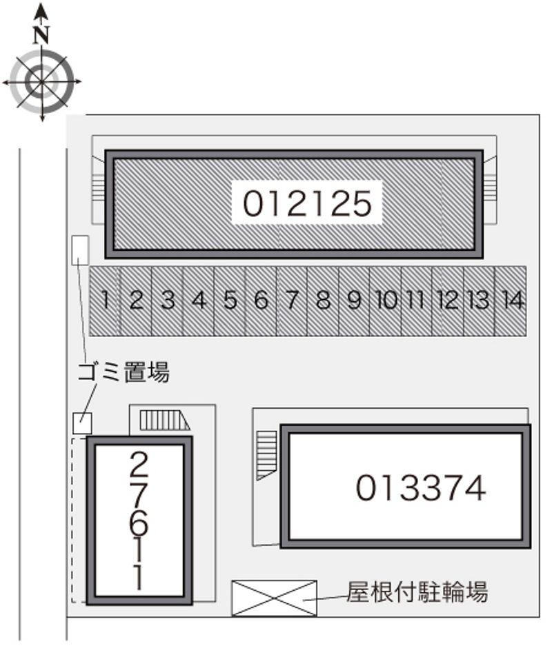 レオパレスブランチ 駐車場