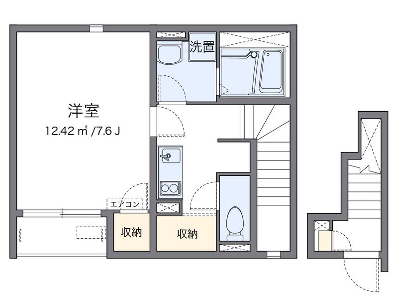 クレイノプルメリア 間取図