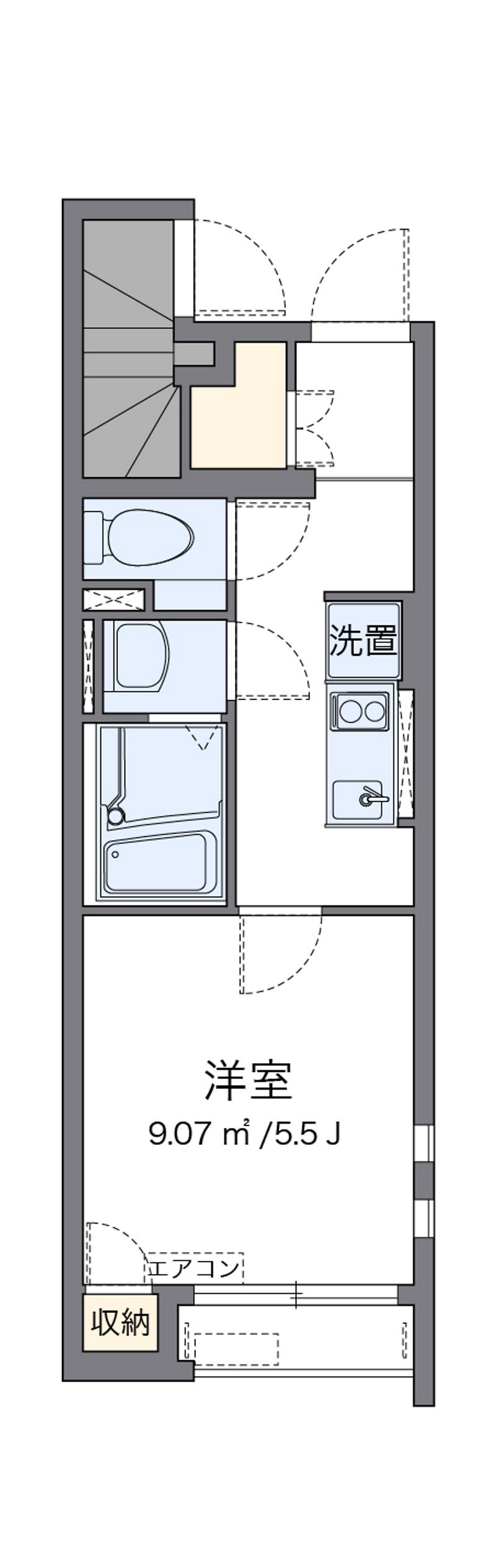 クレイノセフィーロ籠池 間取図