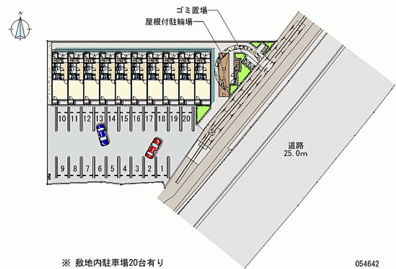 54642 Monthly parking lot