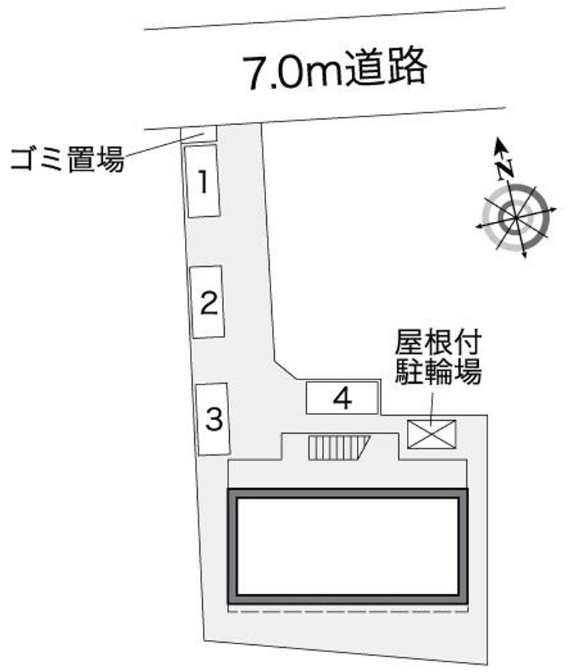 レオパレスハイツグリーン 駐車場