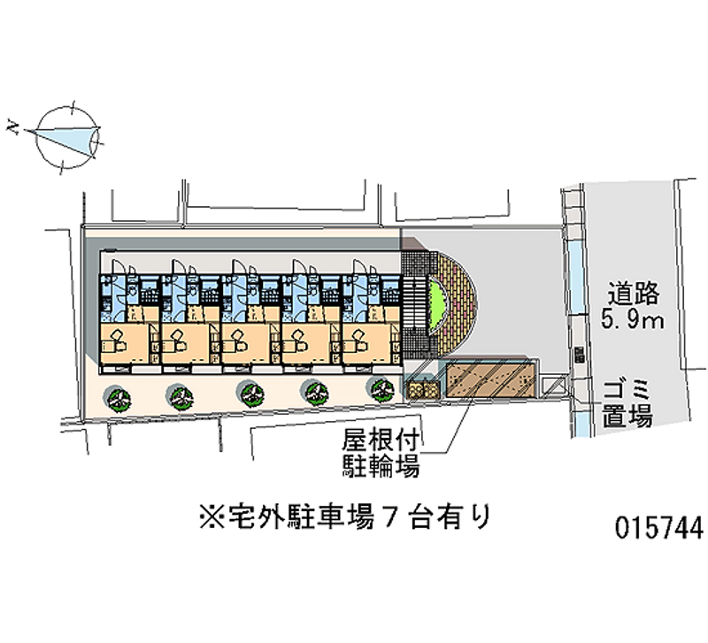 レオパレスサンハイツ徳常 月極駐車場