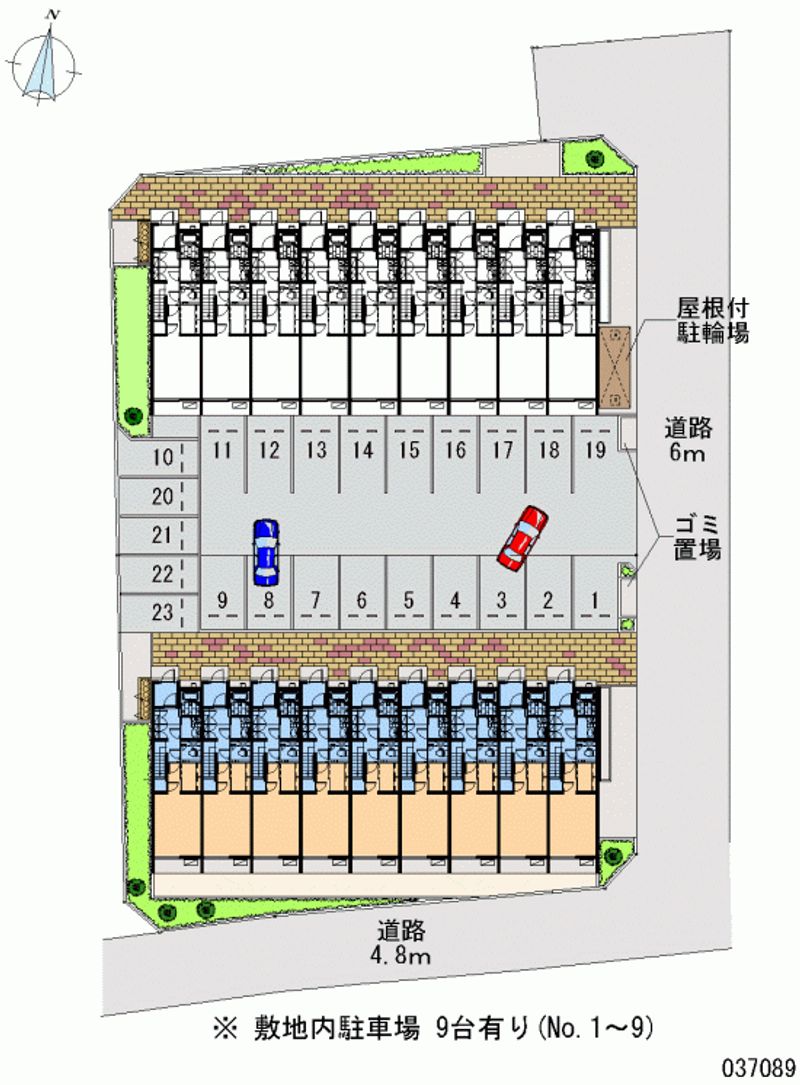 レオパレスコヅチⅡ 月極駐車場