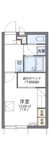 レオパレス前田Ⅱ 間取り図