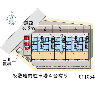 11054 Monthly parking lot