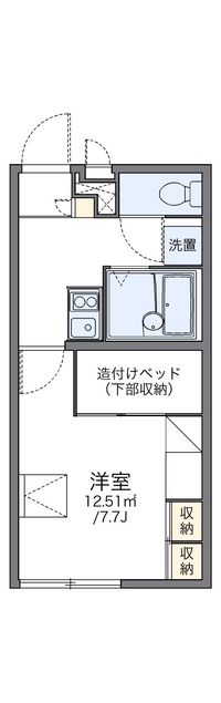 レオパレス敏 間取り図