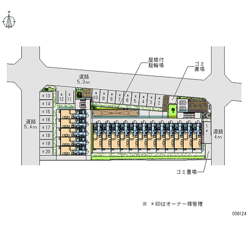 レオパレス菊井 区画図