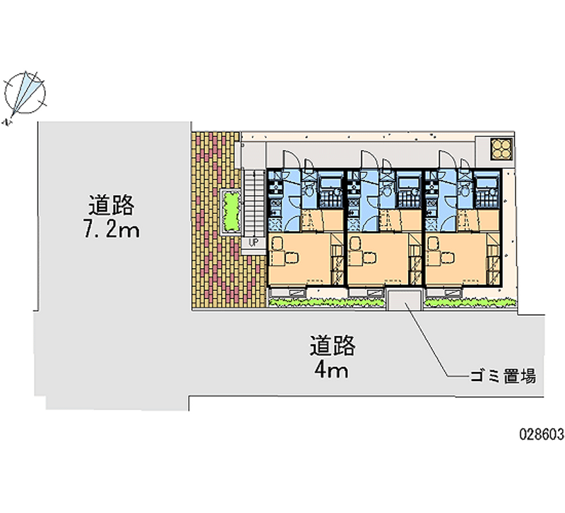 レオパレスサザンフォレスト 区画図