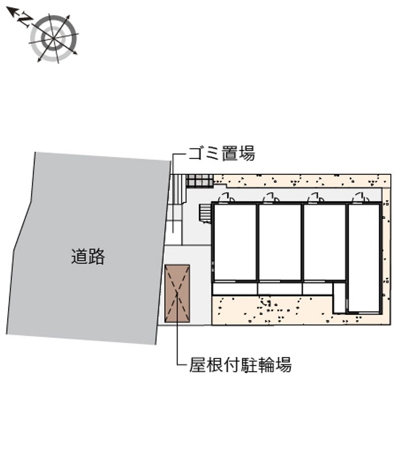 クレイノＮＬエヌズラント　Ⅰ 配置図