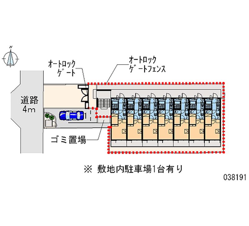 レオパレスプレミエ　エトワール 区画図