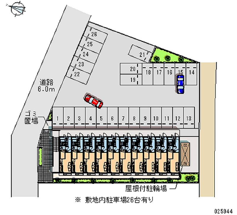 25944 Monthly parking lot