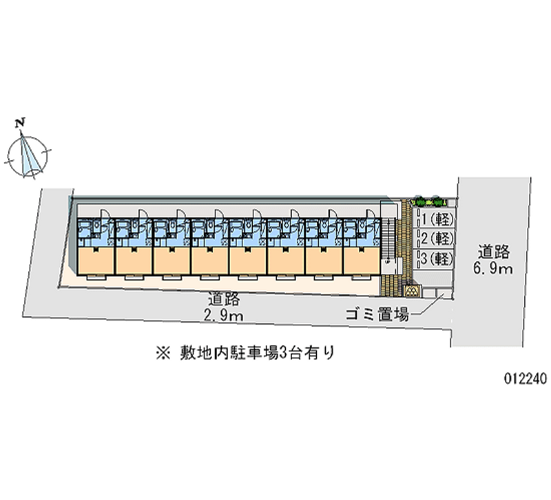 12240 Monthly parking lot