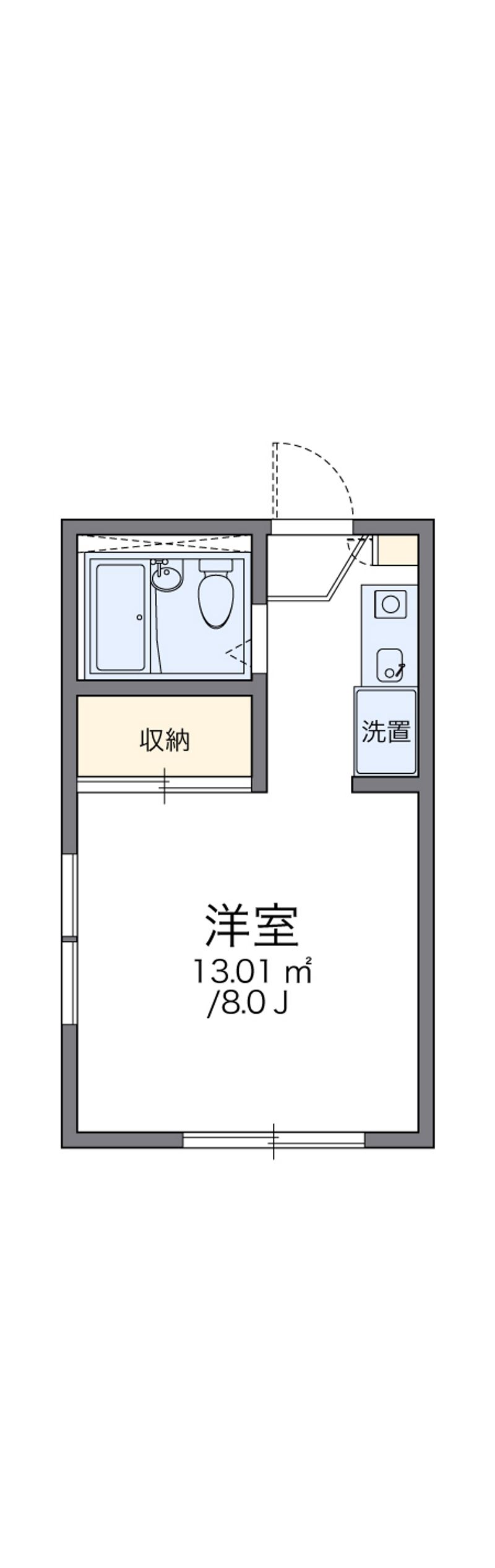 レオパレスサイトウ 間取図