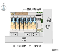 レオパレスエメラルドグリーン 区画図
