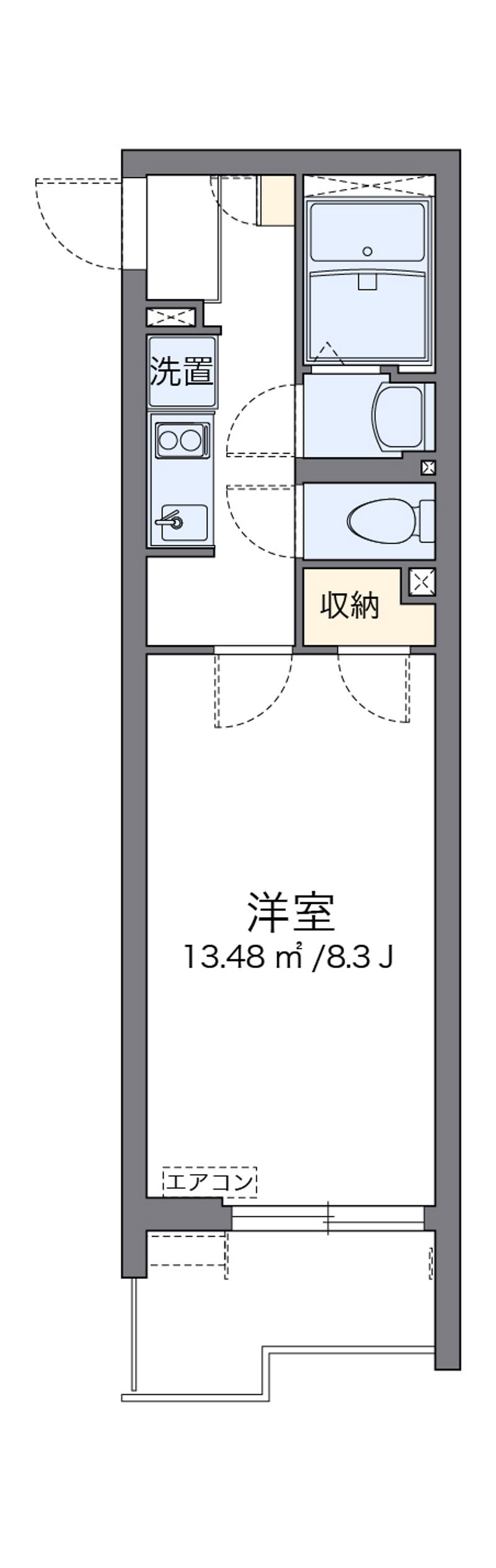 クレイノぬくもり 間取図