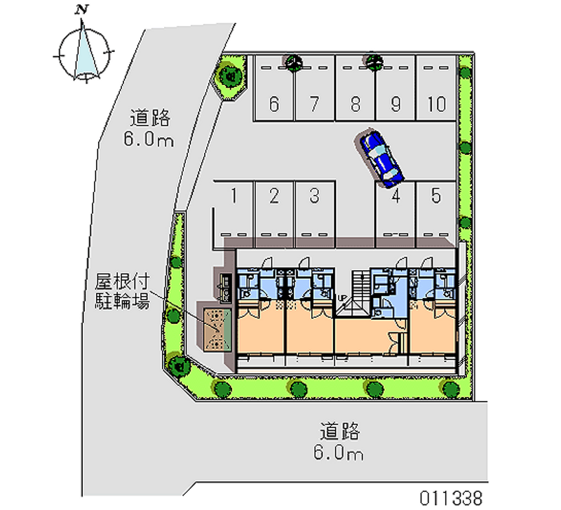 レオパレスほたるⅠ 月極駐車場