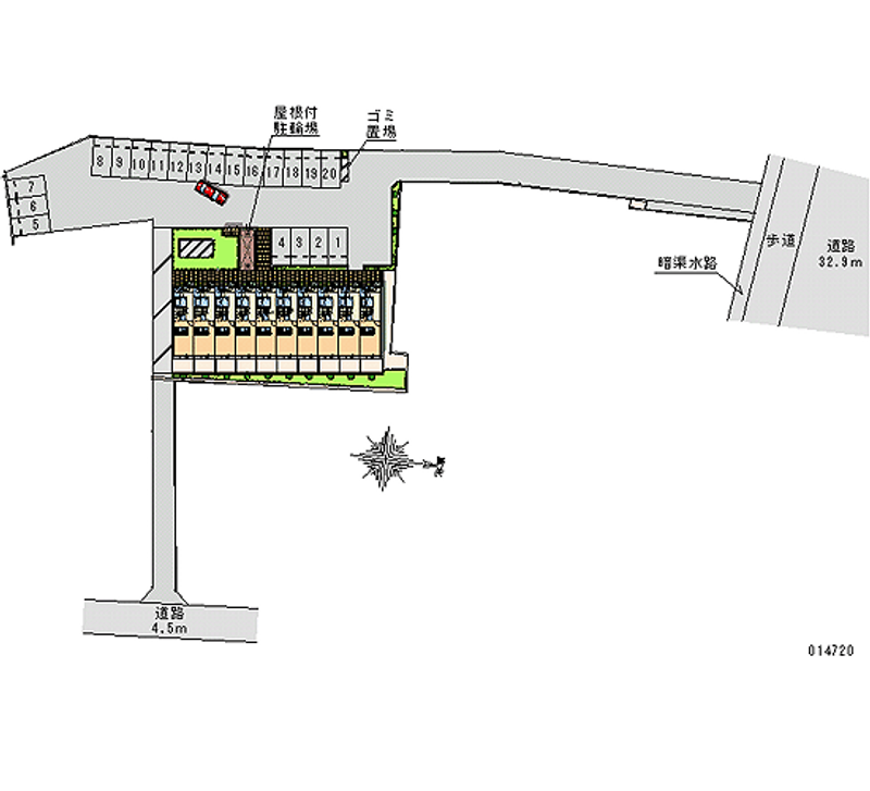 14720 Monthly parking lot