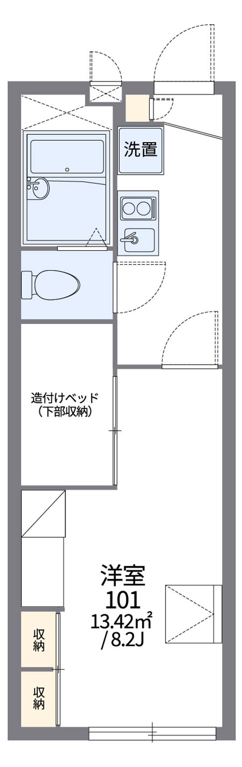 レオパレス大将ヶ根 間取図