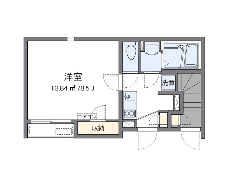 クレイノラルーチェ 間取図