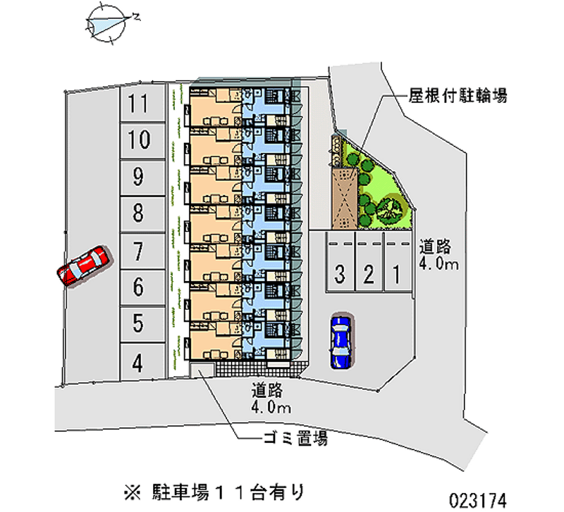 レオパレスカーサ　Ｔ 月極駐車場