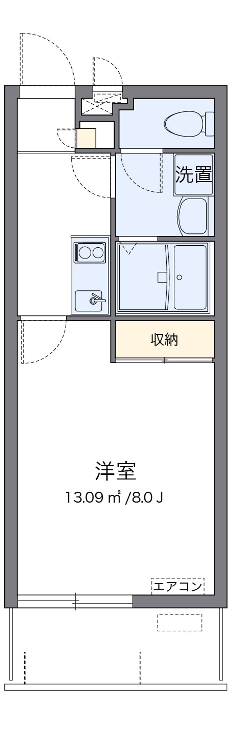 クレイノシャイン 間取図