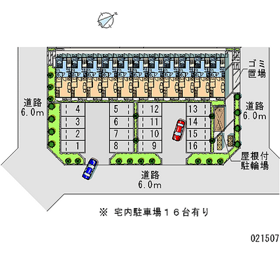 21507 Monthly parking lot