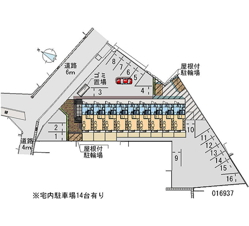 レオパレスエトワール 月極駐車場