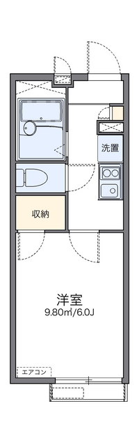 レオパレスエスタ　セルトⅡ 間取り図