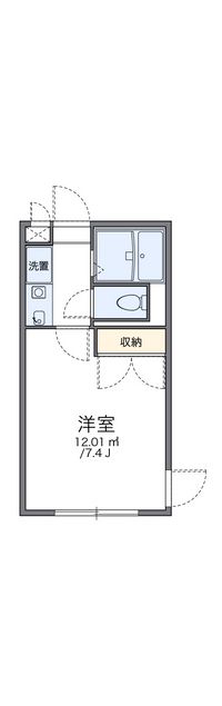 レオパレスＯＺＡＫＩ 間取り図