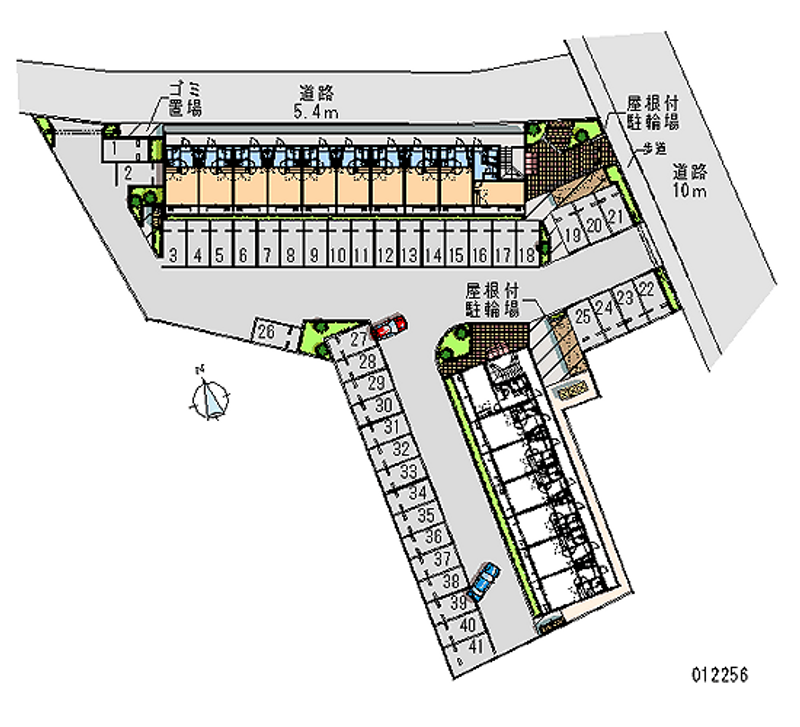 12256月租停車場