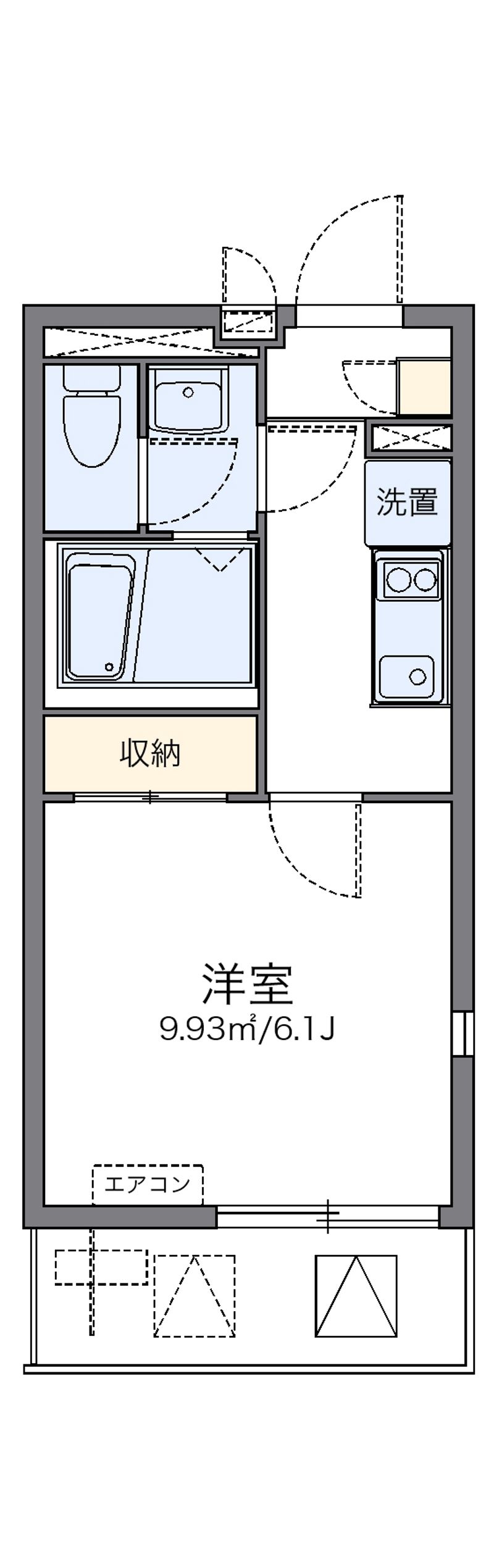 LEONEXT Nisshin Osaka Floor plan
