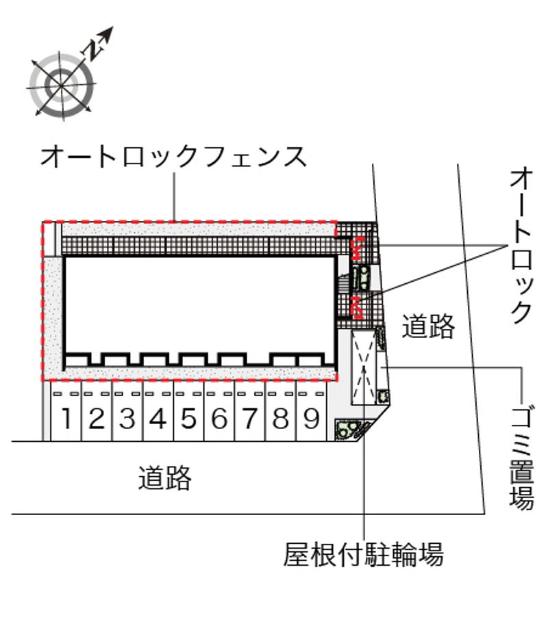 レオネクストティエラ 配置図