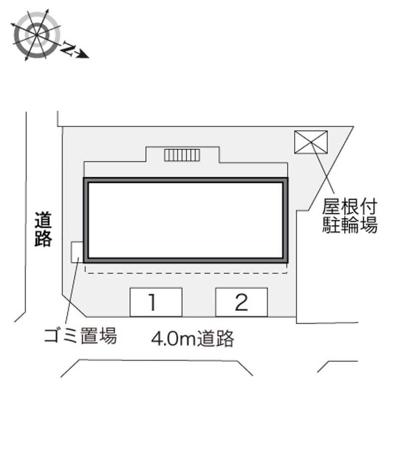レオパレスコリーヌ 配置図