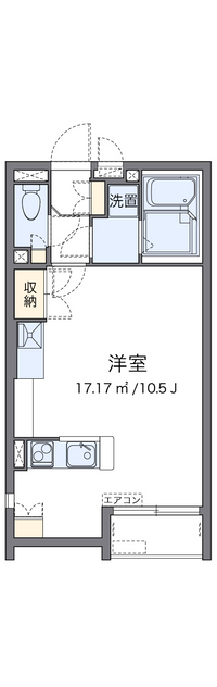 レオネクストケイスピリット桜坂 間取り図