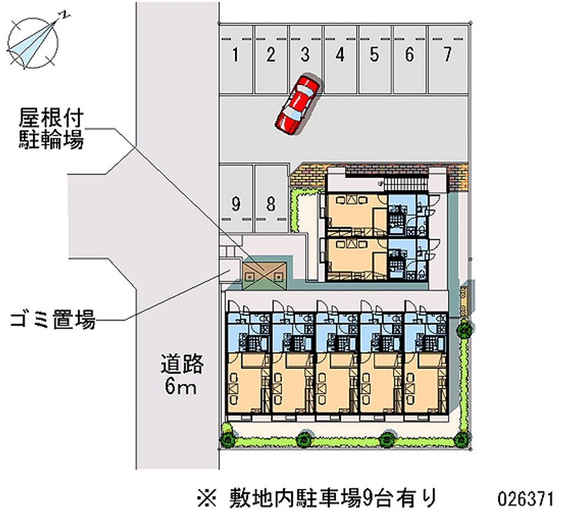 レオパレスザフィーア 月極駐車場