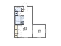 レオパレスＰＥＡＣＥＦＵＬ−Ａ 間取り図