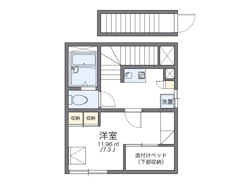 レオパレス新高島平 間取図
