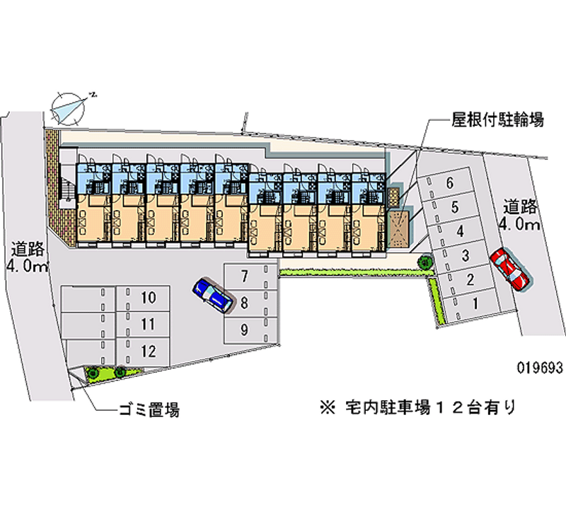 レオパレスはあと 月極駐車場