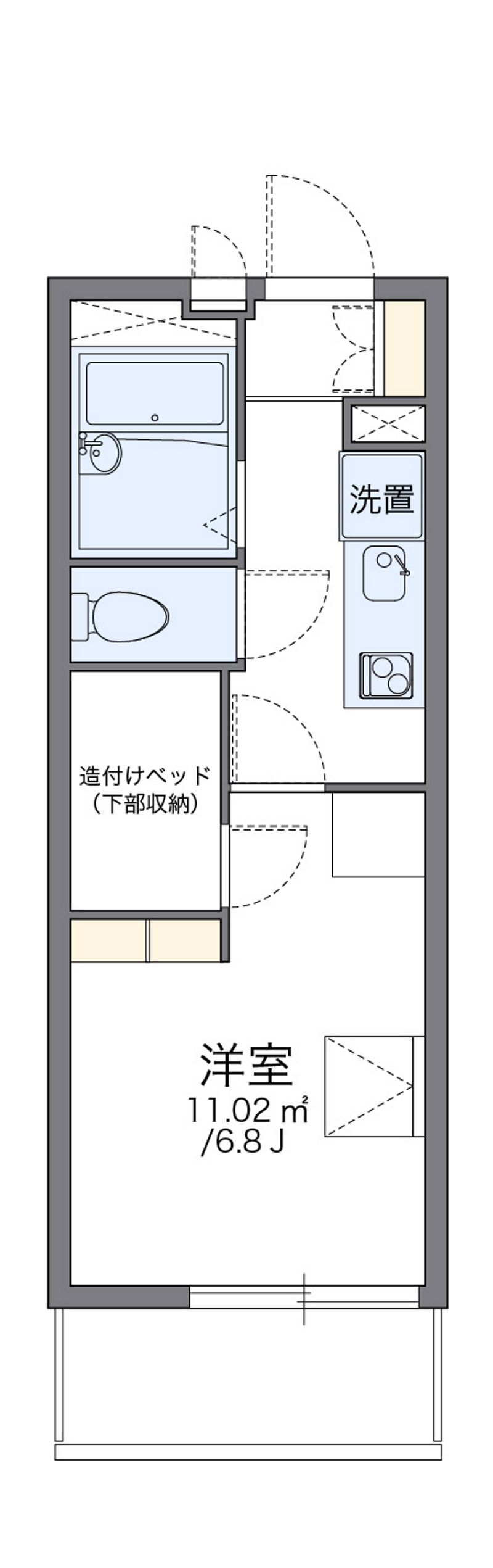 レオパレス青渓 間取り