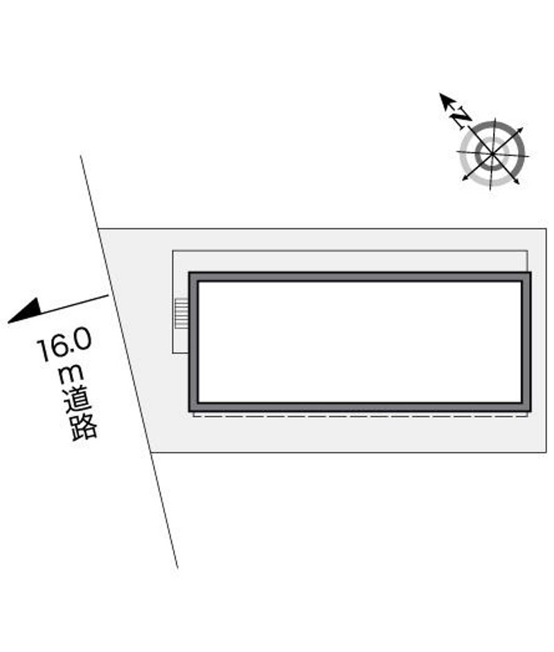 レオパレスミディーＣ 配置図