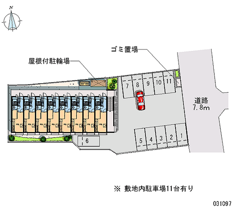 31097月租停車場