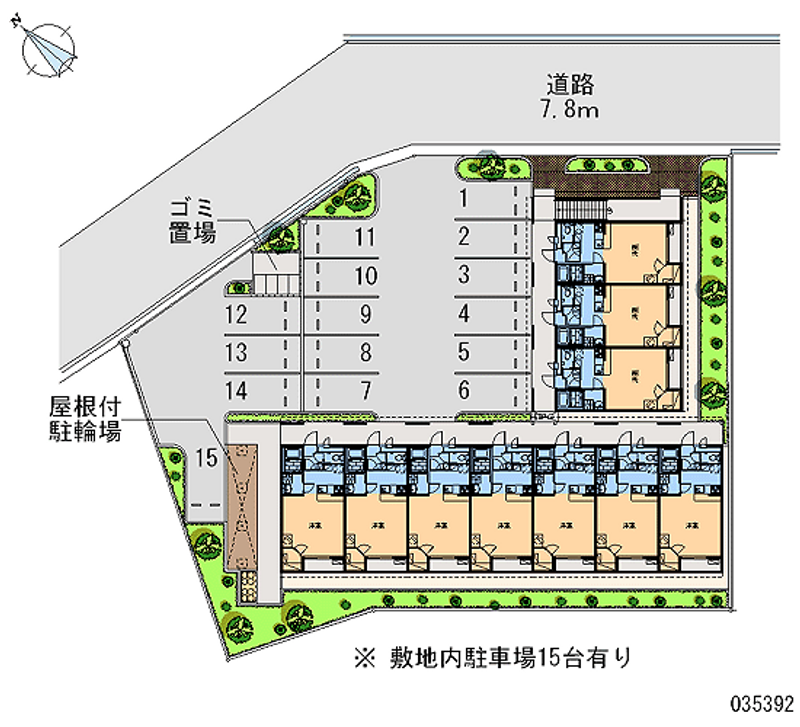 35392 Monthly parking lot