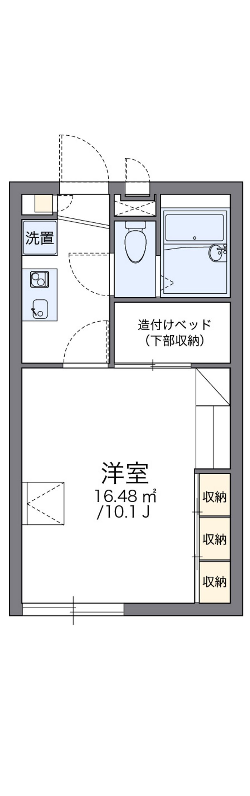 レオパレスショコラⅡ 間取図
